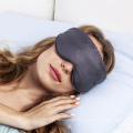 Weighted Eye Mask Grey Filled with Clay Beads Heavy Bamboo Sleep Mask